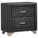 Five Star Furniture - Melody 2-drawer Upholstered Nightstand Grey image