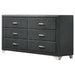 Five Star Furniture - Melody 6-drawer Upholstered Dresser Grey image