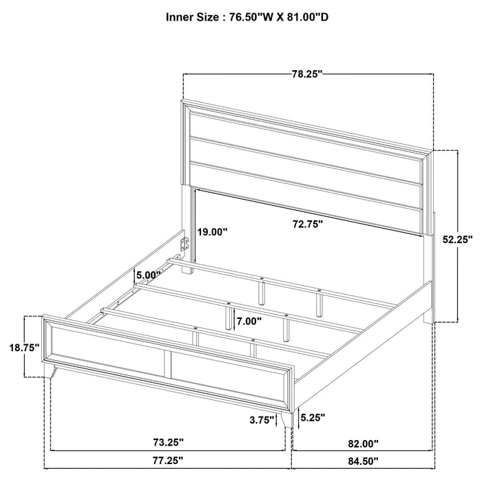 Welsley 4 Pc Bedroom Set - Five Star Furniture & Mattress (GA)