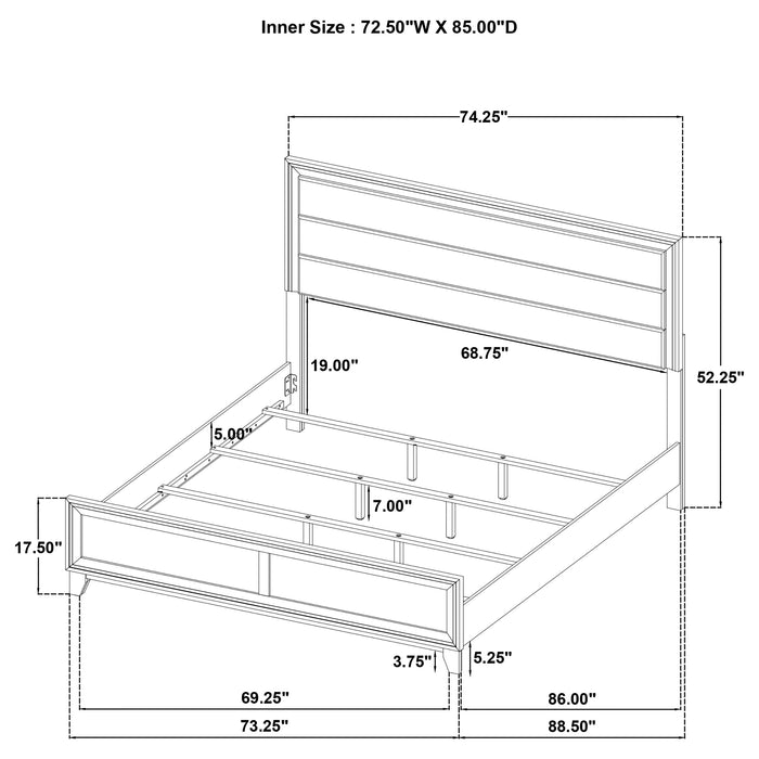 Five Star Furniture - Welsley Panel Bed