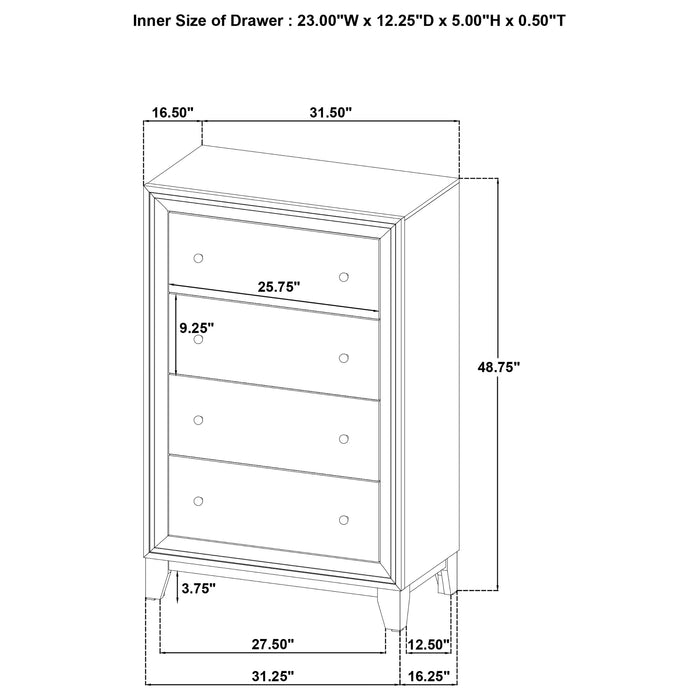 Five Star Furniture - Welsley Chest of Drawers
