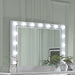 Five Star Furniture - Eleanor White Rectangular Dresser Mirror with Light image