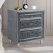 Five Star Furniture - Antonella 3-drawer Upholstered Nightstand Grey image