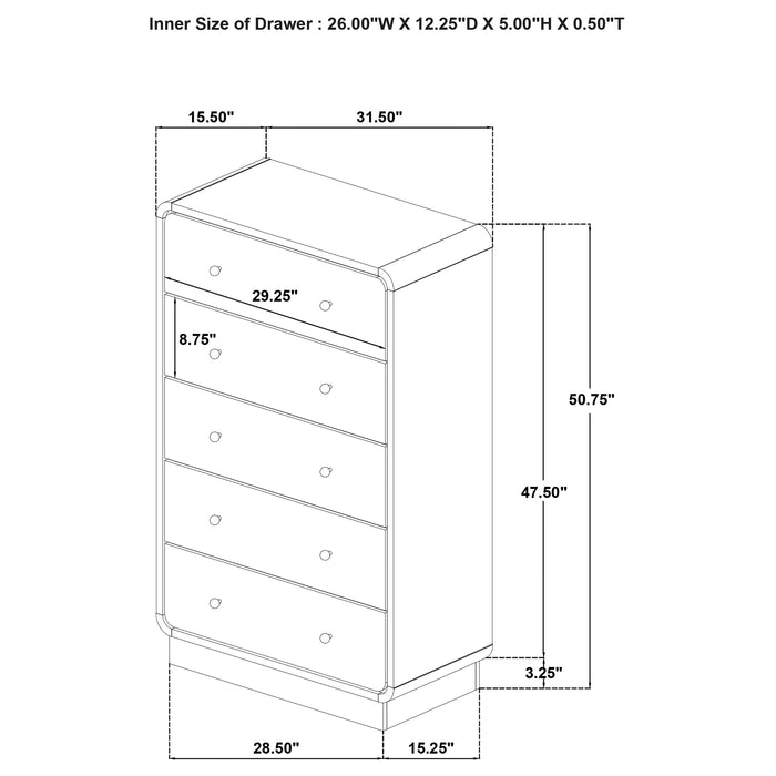 Five Star Furniture - Cavelle Chest of Drawers