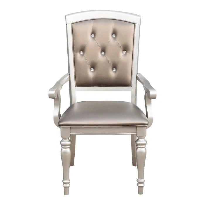 Five Star Furniture - Orsina Arm Chair in Silver (Set of 2)