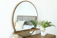 Five Star Furniture - Arini Round Dresser Mirror Sand Wash image