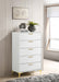 Five Star Furniture - Kendall 5-drawer Chest White image