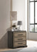 Five Star Furniture - Baker 3-drawer Nightstand Brown and Light Taupe image