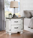 Five Star Furniture - Lilith 2-drawer Nightstand Distressed Grey and White image