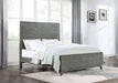 Five Star Furniture - Nathan High Headboard Panel Bed Grey image