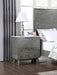 Five Star Furniture - Nathan 2-drawer Nightstand with USB Port White Marble and Grey image