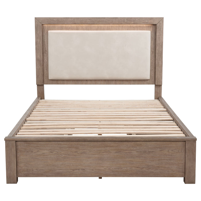Five Star Furniture - Kenora Panel Platform Storage Bed with LED Lighting