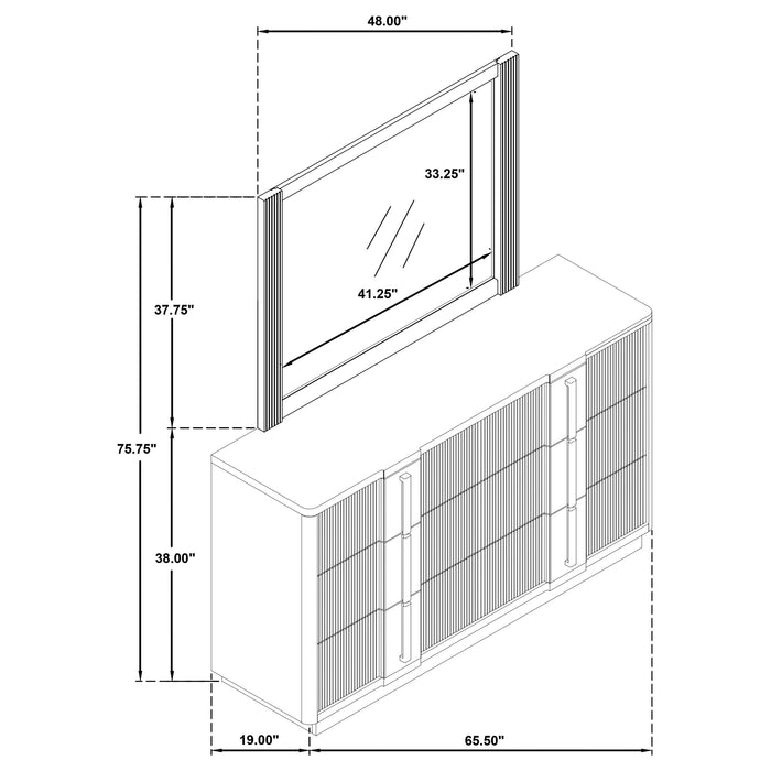 Five Star Furniture - Terrace Dresser with Mirror