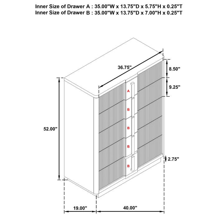 Five Star Furniture - Terrace Chest of Drawers