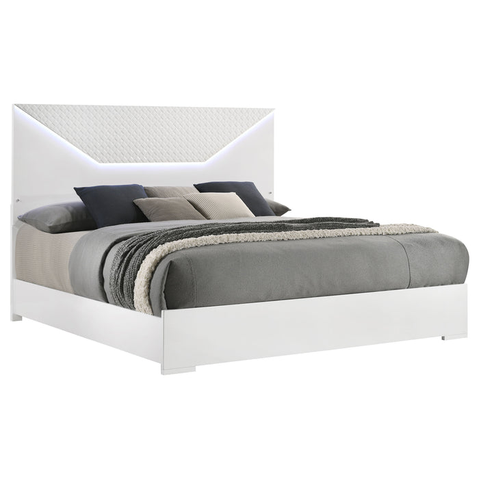 Five Star Furniture - Ives Panel Bed with LED Lighting