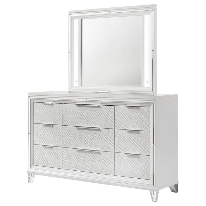 Five Star Furniture - Marmore Dresser with Mirror