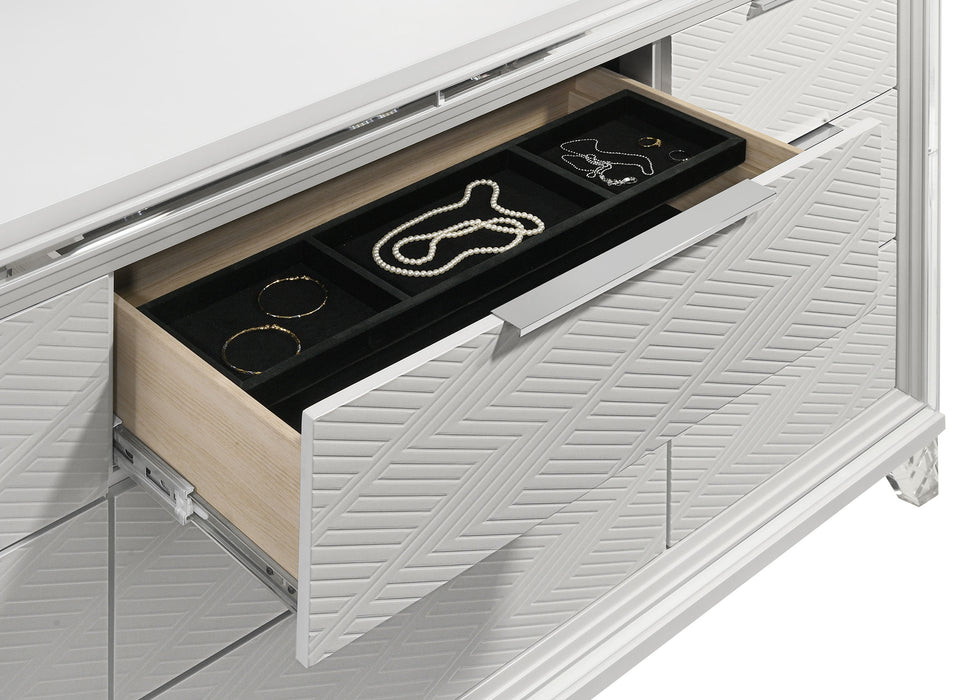 Five Star Furniture - Marmore Dresser with Mirror