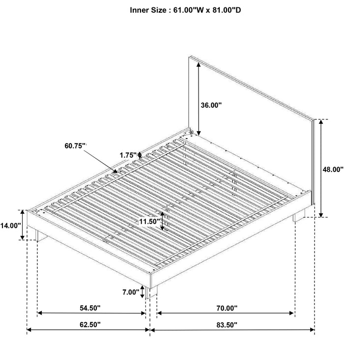 Five Star Furniture - Glenwood Panel Platform Bed