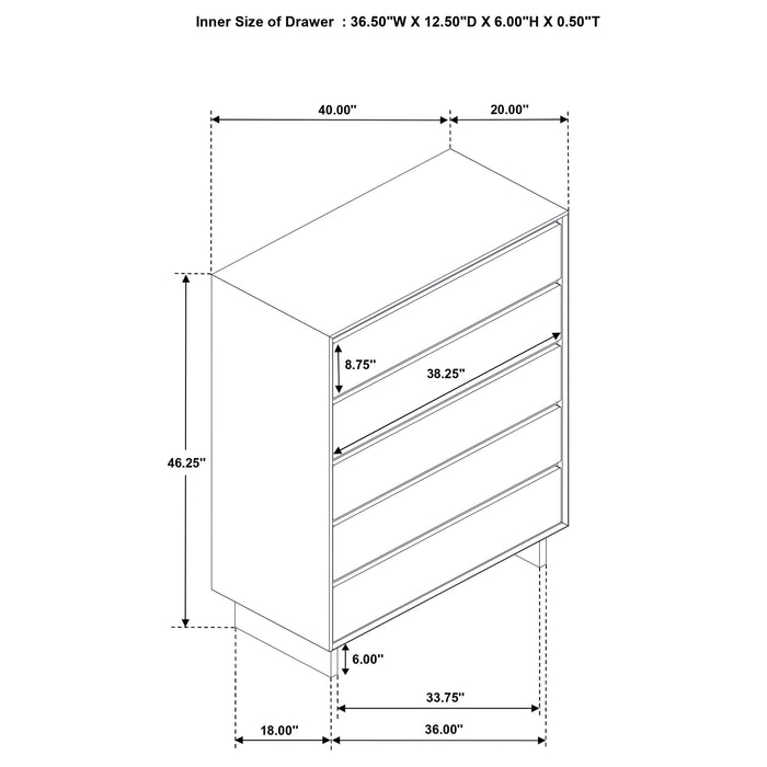 Five Star Furniture - Glenwood Chest of Drawers