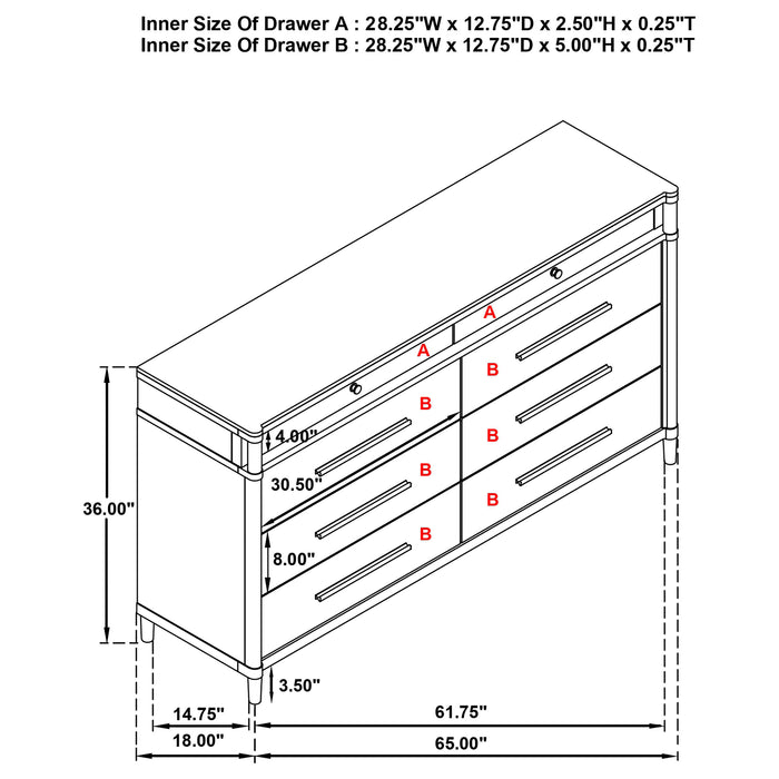 Five Star Furniture - Gracemont Dresser