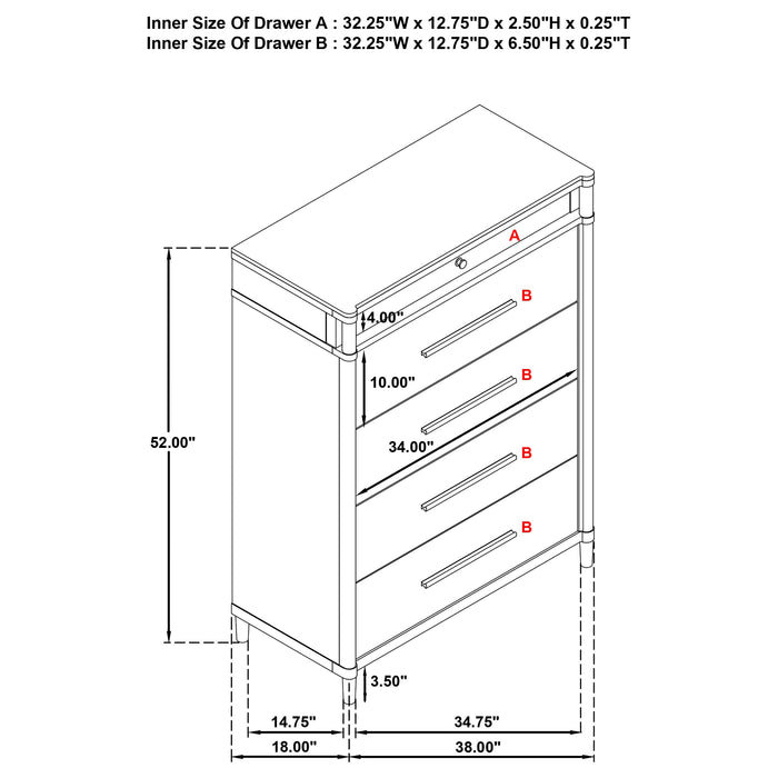 Five Star Furniture - Gracemont Chest of Drawers
