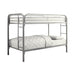 Five Star Furniture - Morgan Twin Over Twin Bunk Bed Silver image