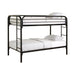 Five Star Furniture - Morgan Twin Over Twin Bunk Bed Black image