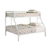 Five Star Furniture - Morgan Twin Over Full Bunk Bed White image