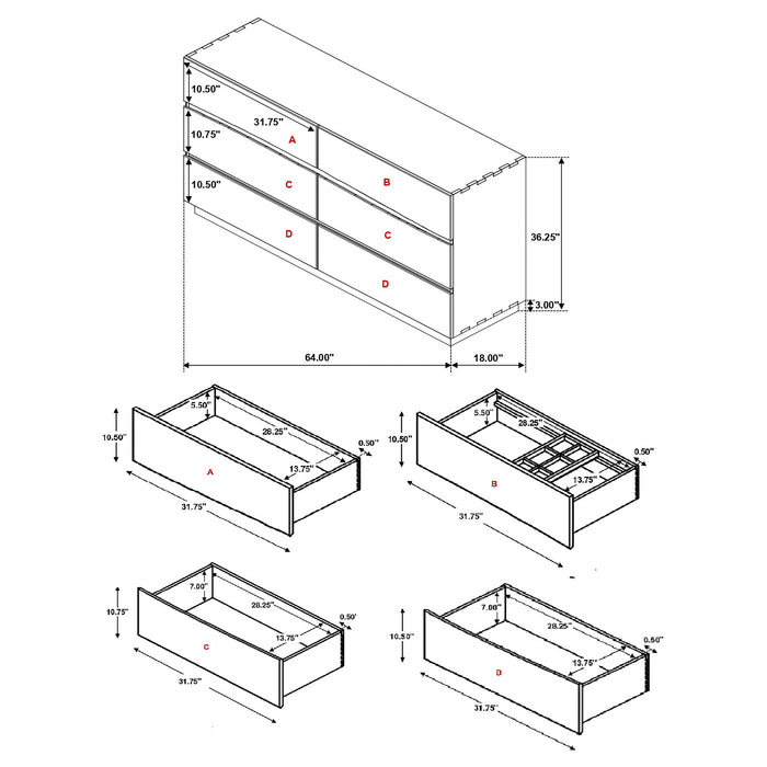 Five Star Furniture - Winslow Dresser