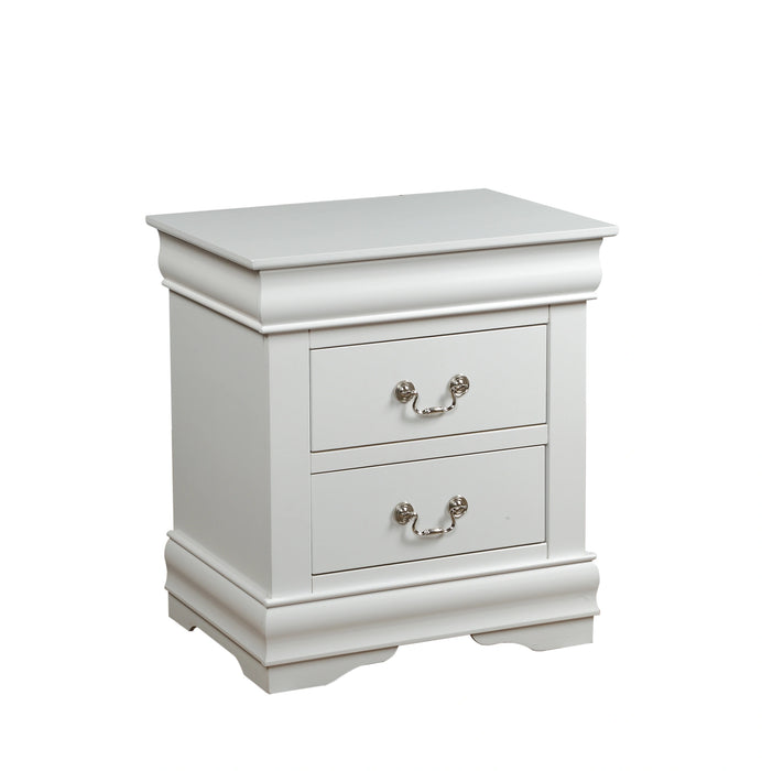 Five Star Furniture - Louis Philippe White Nightstand