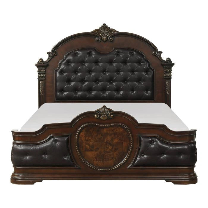 Five Star Furniture - Antoinetta King Panel Bed in Champagne Wood 1919K-1EK*
