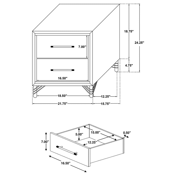 Five Star Furniture - Lucia Nightstand