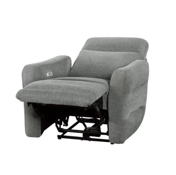 Five Star Furniture - Edition Power Lay Flat Reclining Chair in Dove Grey 9804DV-1PWH