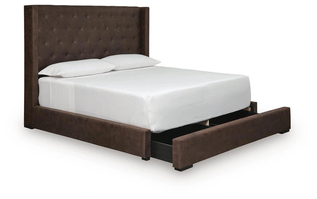 Five Star Furniture - Lavernty Upholstered Storage Bed