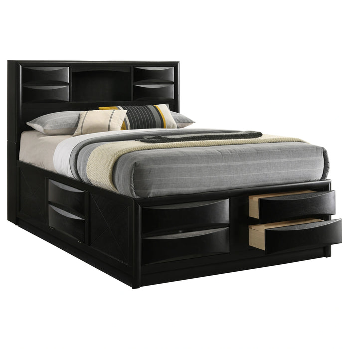 Five Star Furniture - Briana Bookcase Platform Storage Bed