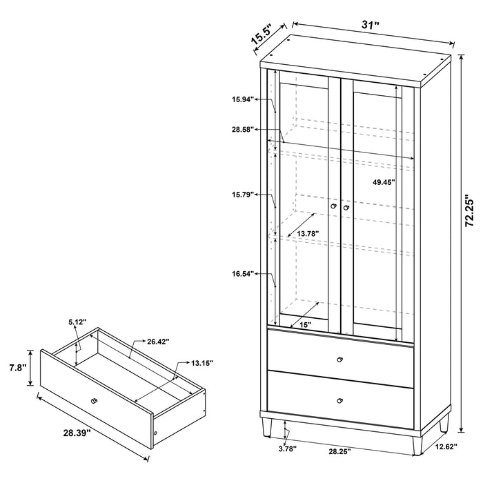 Five Star Furniture - Wadeline Tall Accent Cabinet