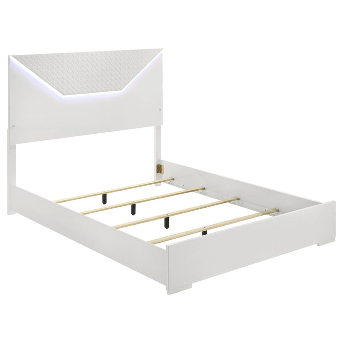 Five Star Furniture - Ives Panel Bed with LED Lighting