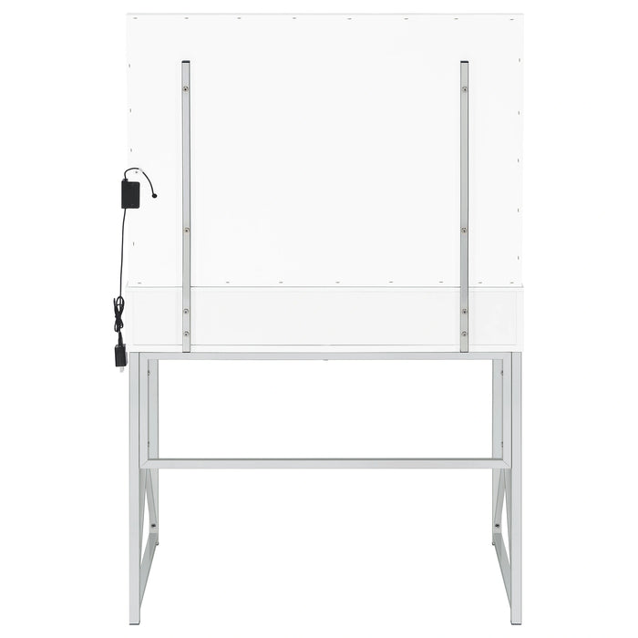 Five Star Furniture - Eliza Makeup Vanity Table with LED Mirror and Stool