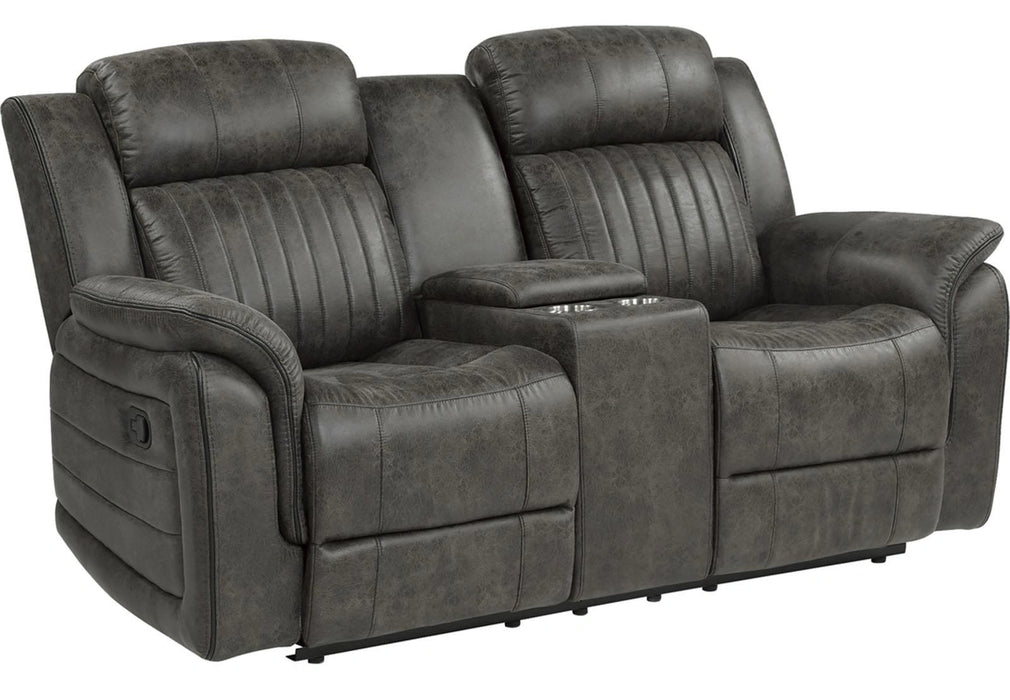 Five Star Furniture - Centeroak Double Reclining Loveseat in Gray 9479BRG-2