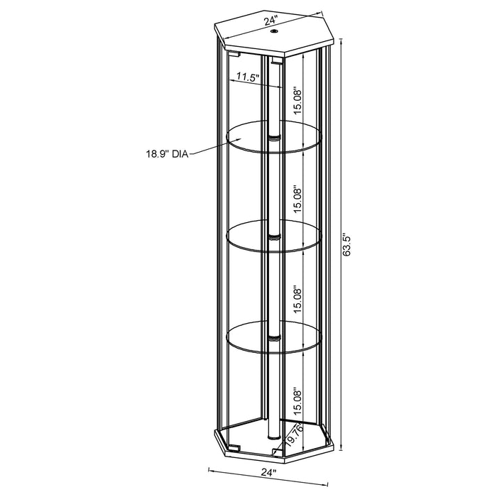Five Star Furniture - Zahavah Curio Cabinet