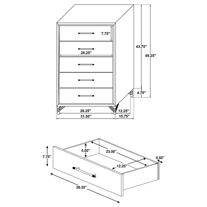 Five Star Furniture - Lucia Chest of Drawers