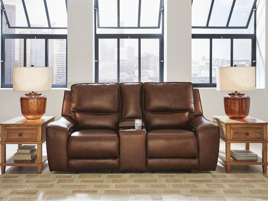 Five Star Furniture - DeepWakes Power Reclining Loveseat with Console