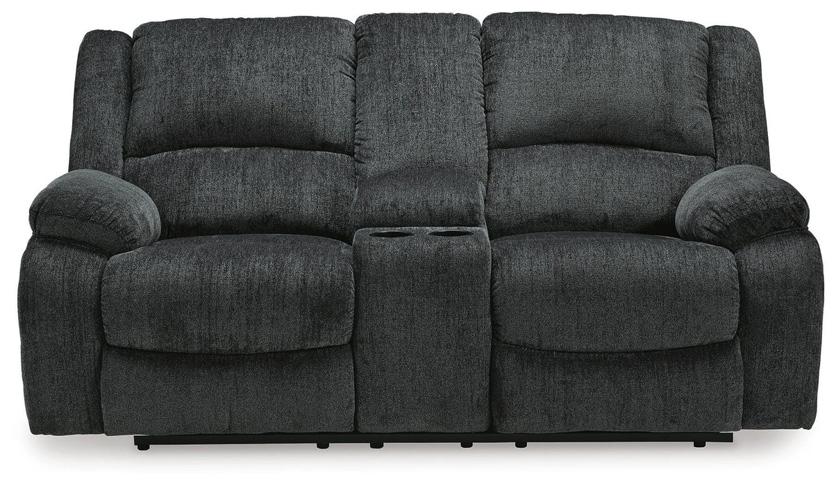 Five Star Furniture - Draycoll Reclining Loveseat with Console