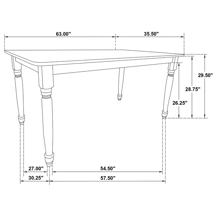 Five Star Furniture - Hollyoak Dining Set