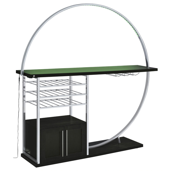 Five Star Furniture - Risley Wine Cabinet with LED Lighting