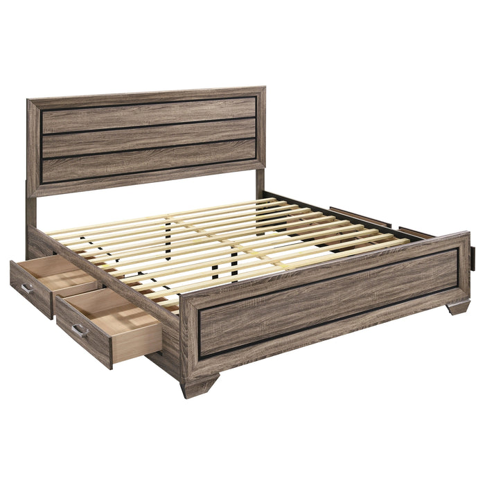 Five Star Furniture - Kauffman Panel Platform Storage Bed