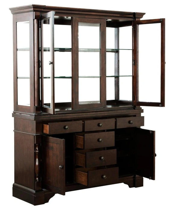 Five Star Furniture - Yates Buffet and Hutch in Dark Oak 5167-50*