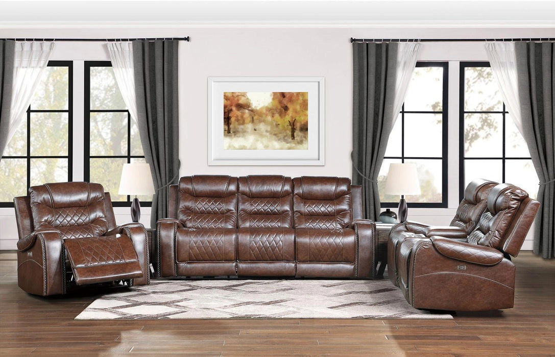 Five Star Furniture - Putnam Power Reclining Chair in Brown 9405BR-1PW