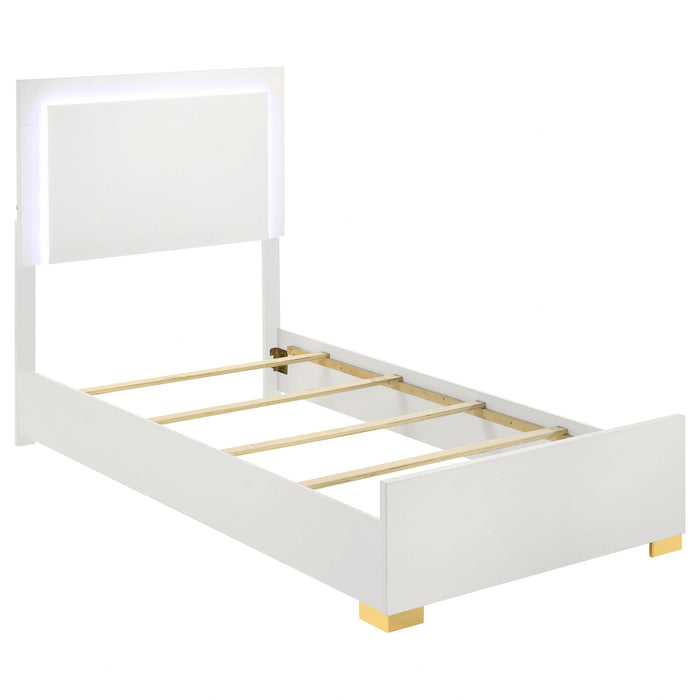 Five Star Furniture - Marceline Panel Bed with LED Lighting