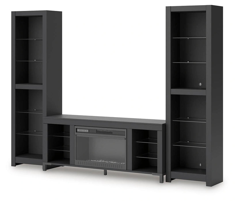 Five Star Furniture - Cayberry Entertainment Center with Electric Fireplace